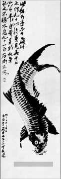 Art traditionnelle chinoise œuvres - Qi Baishi carp traditionnelle